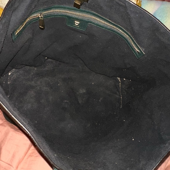 Salvatore Ferragamo Forest Green Tote Bag - Picture 5 of 8